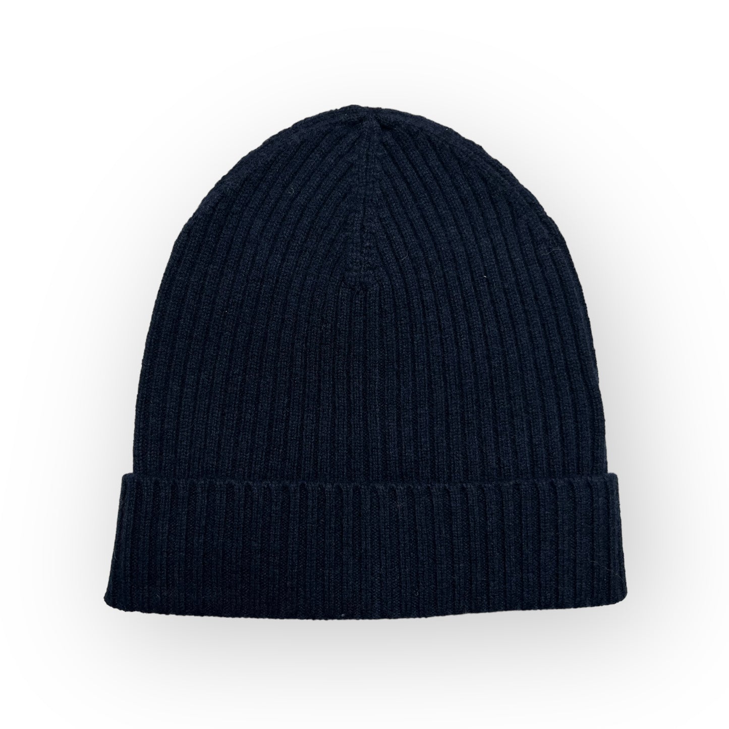 Lungomare Midnight Blue Ribbeb Cashmere Beanie